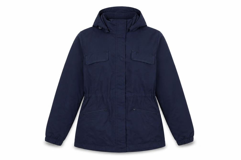 Lee Valley Women's Blue Hooded Anorak Jacket L Regular Fit
