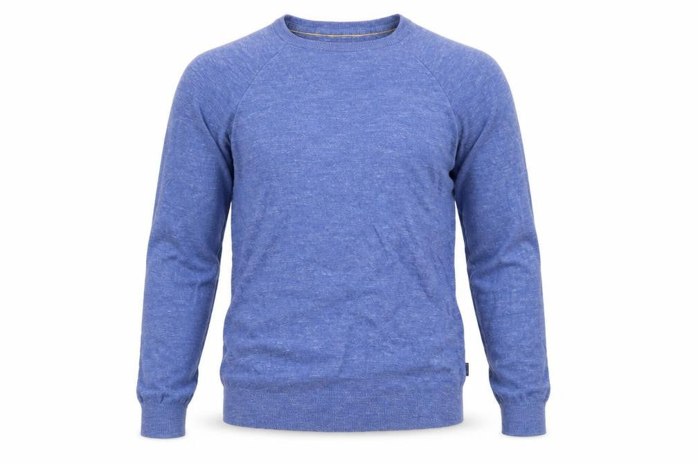 Fat Face Men's Blue Cotton Crew Neck Pullover Jumper Size S