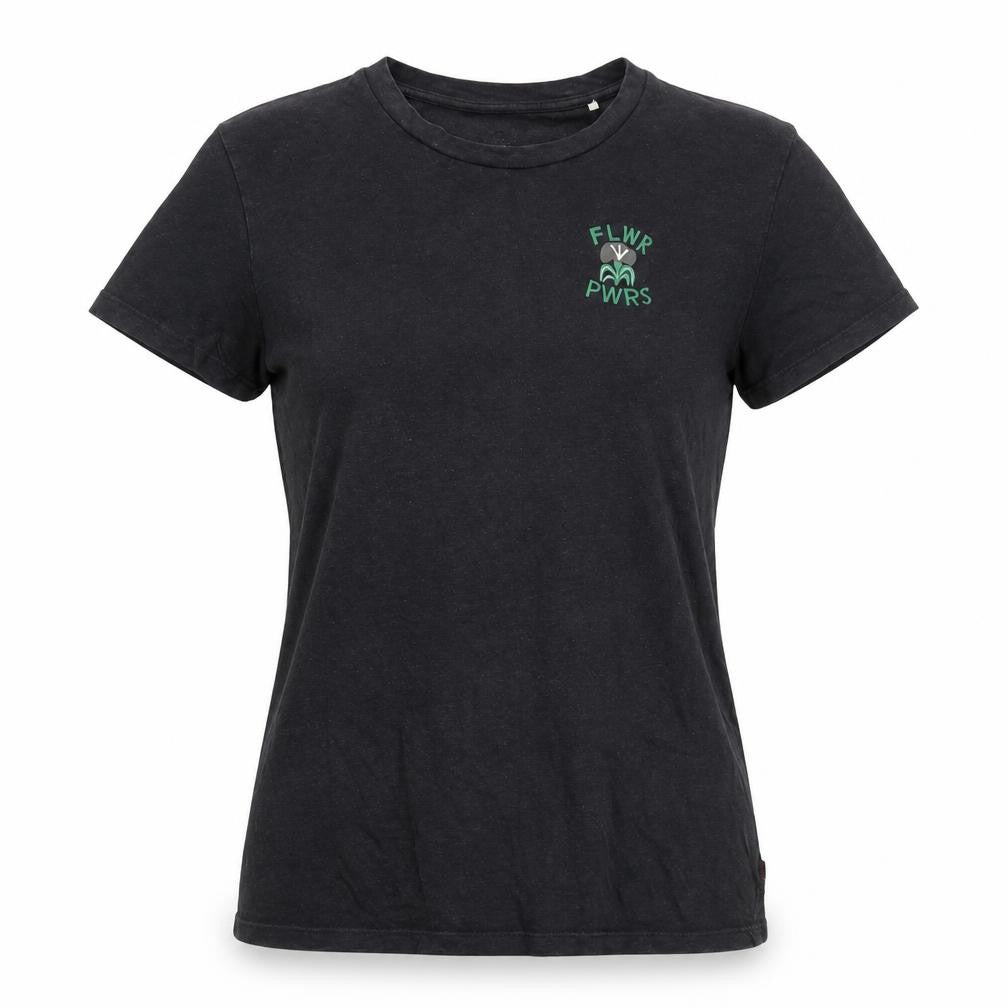 Levi's Women's Black Crew Neck Cotton Hemp T-Shirt Size M
