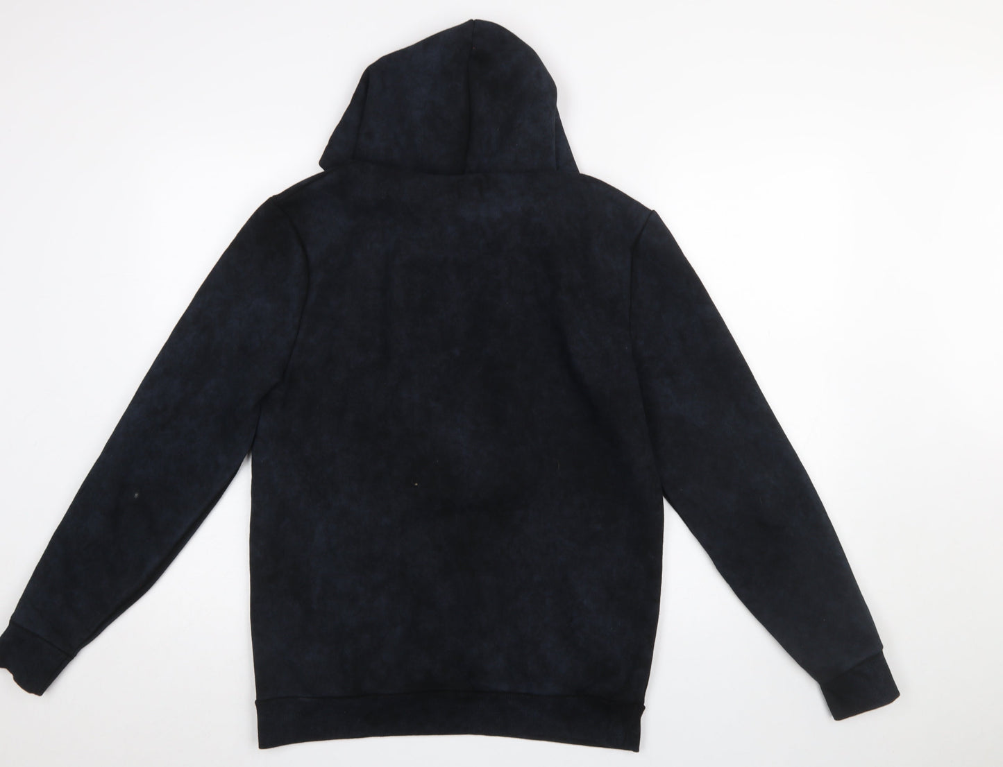 River Island Womens Black Pink Graphic Reborn Pullover Hoodie Size S