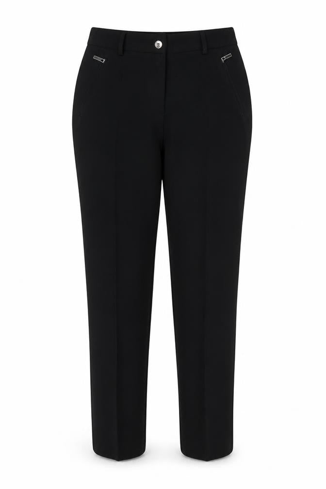 Hongo Women's Black Size 12 Dress Pants with Pockets