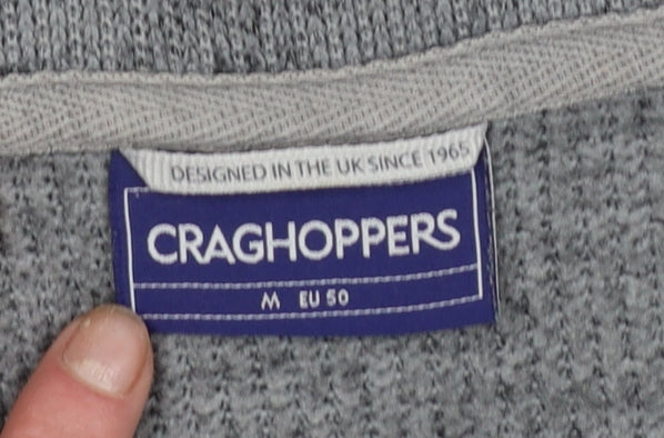 Craghoppers Men's Grey Half Zip Fleece Pullover Sweatshirt M Regular