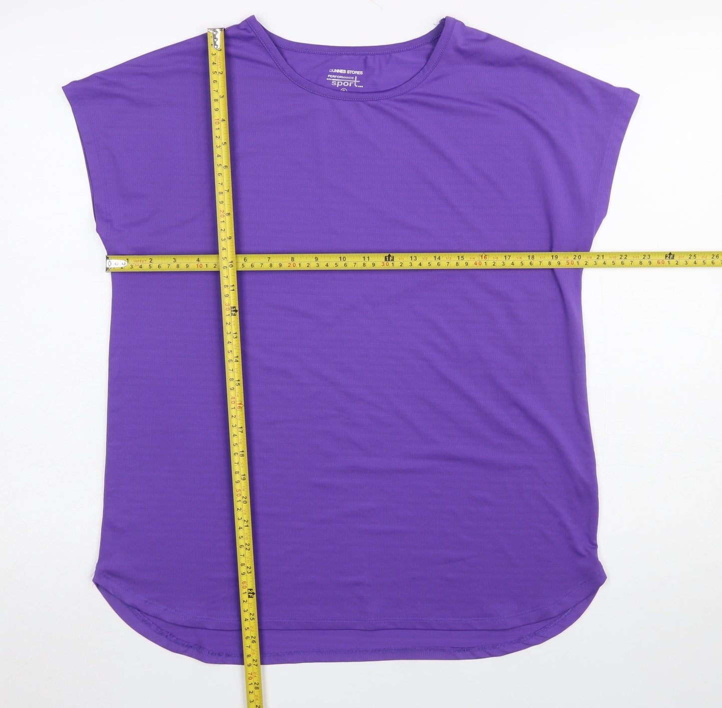 Dunnes Stores Womens Purple Performance Sport T-Shirt Size S