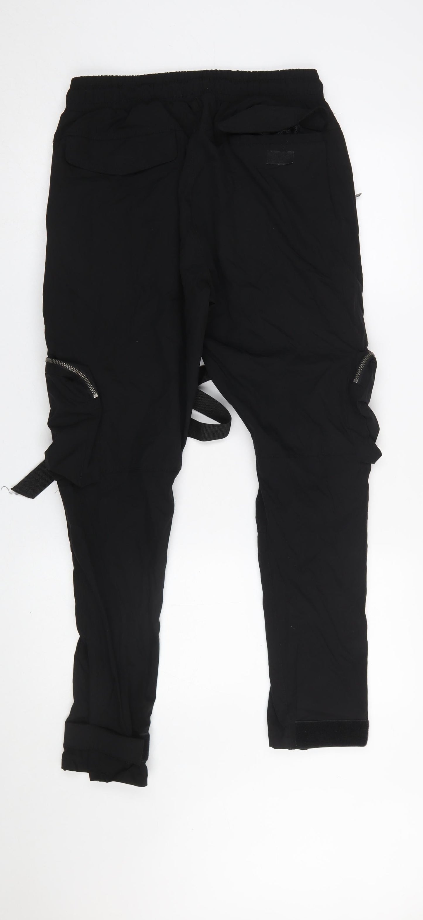 Life Code Progressive Women's Black Cargo Nylon Jogger Trousers Size S