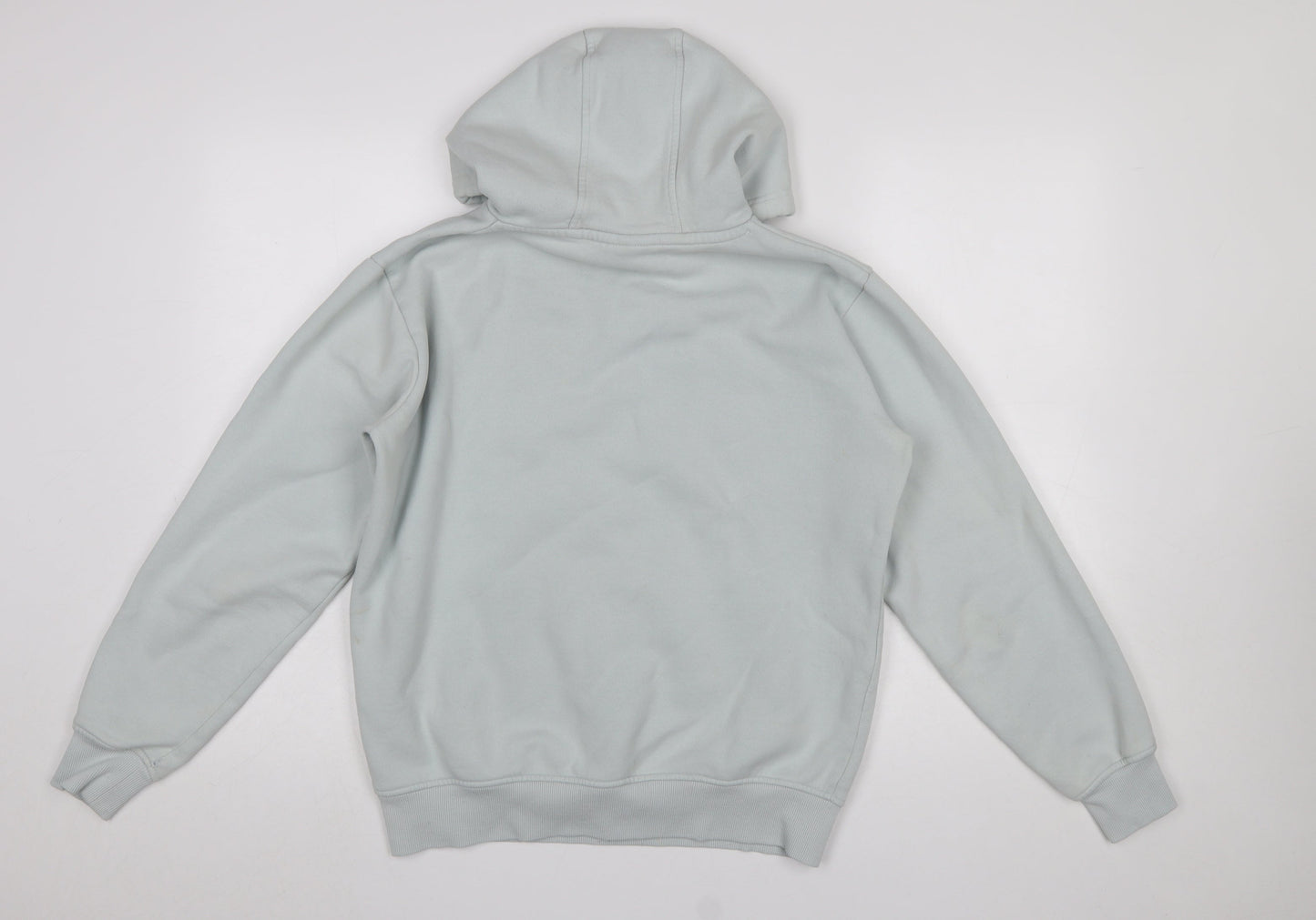 Ellesse Women’s Light Blue Pullover Hoodie UK 12 Cotton Blend Logo Sport