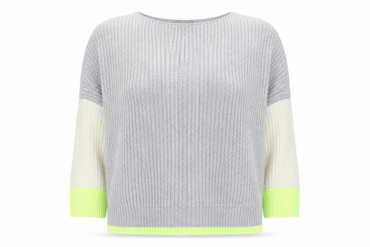 Next Men's Grey XL Chunky-Knit Crew Neck Jumper