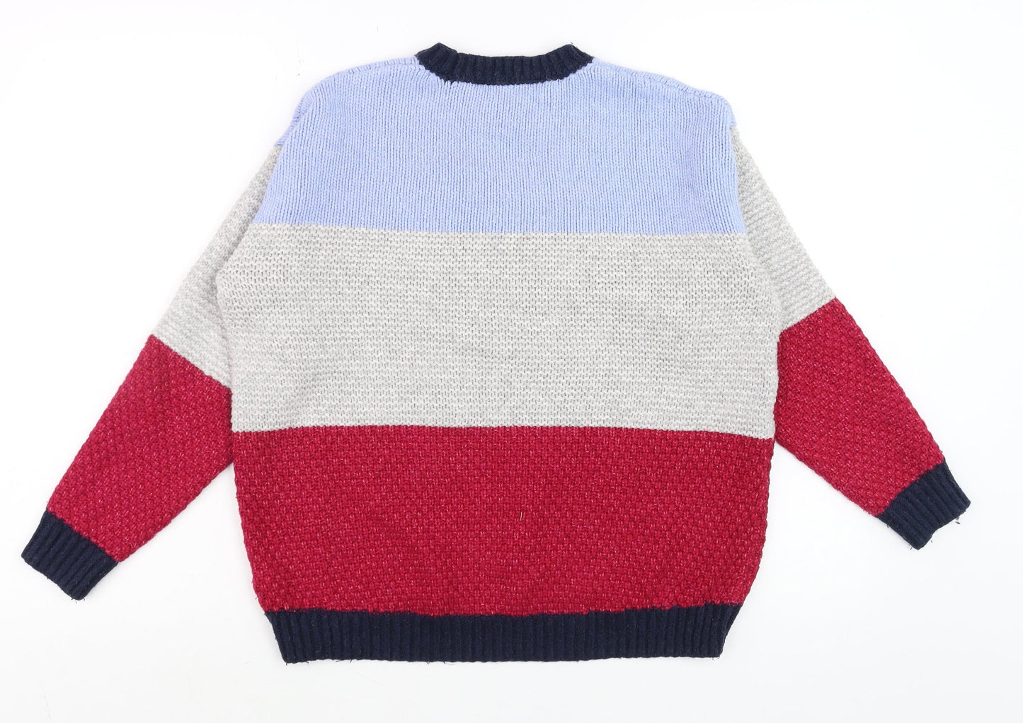 Marks and Spencer Men's Multicoloured M Chunky Knit Pullover Jumper