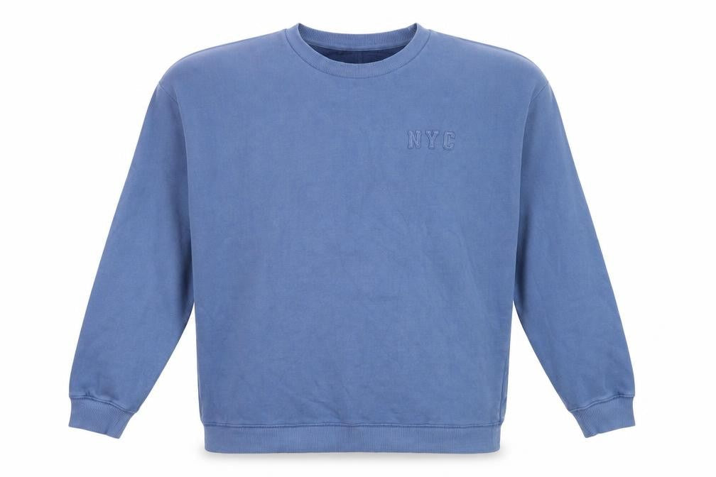 Marks & Spencer Men’s Blue NYC Crew Neck Pullover Sweatshirt Size S