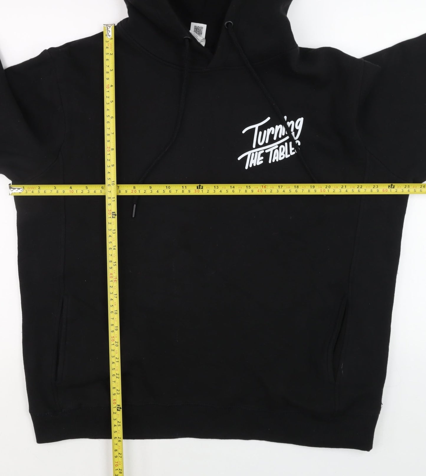 Threadfast Apparel Men's Black Pullover Hoodie L Graphic Fleece