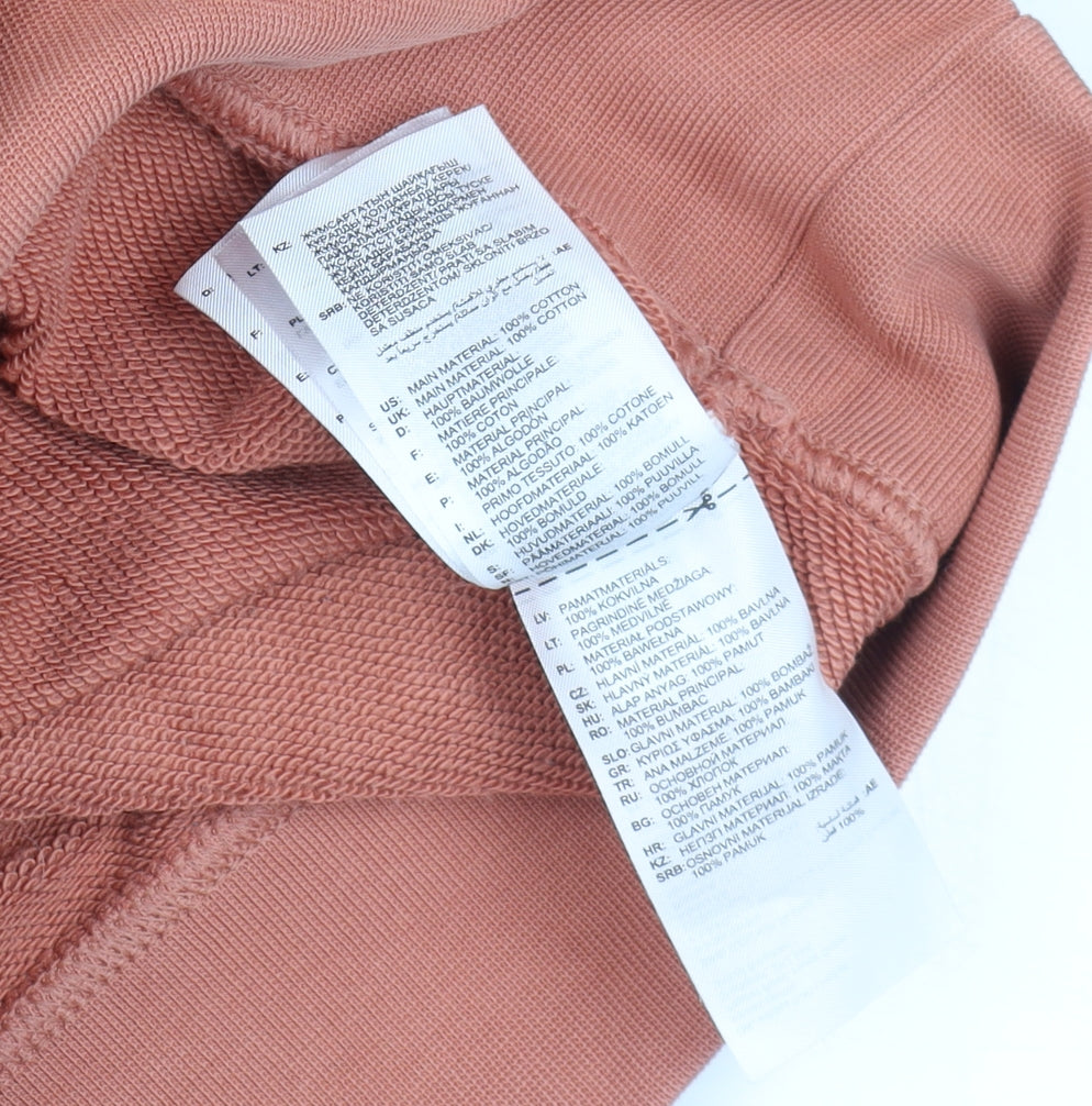 Adidas Men's Brown Hoodie 1X Pullover Cotton Hooded Sweatshirt