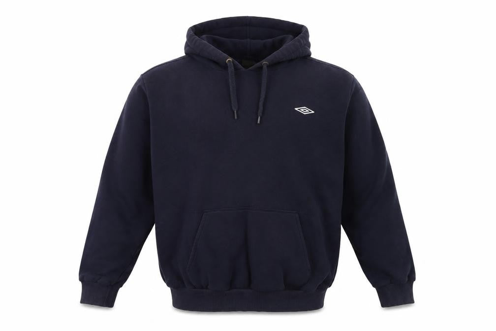 Umbro Men's Blue Pullover Hoodie XL Sports Fleece Sweatshirt