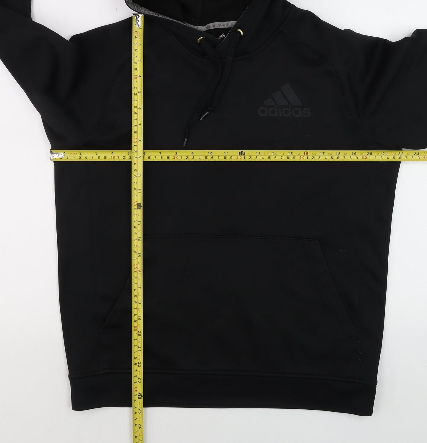 Adidas Men's Black Pullover Hoodie Size L Sports Fleece