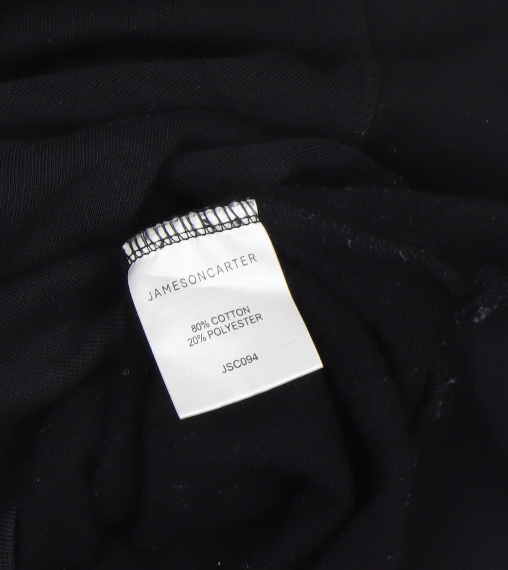 Jameson Carter Men's Black XL Crew Neck Pullover Sweatshirt