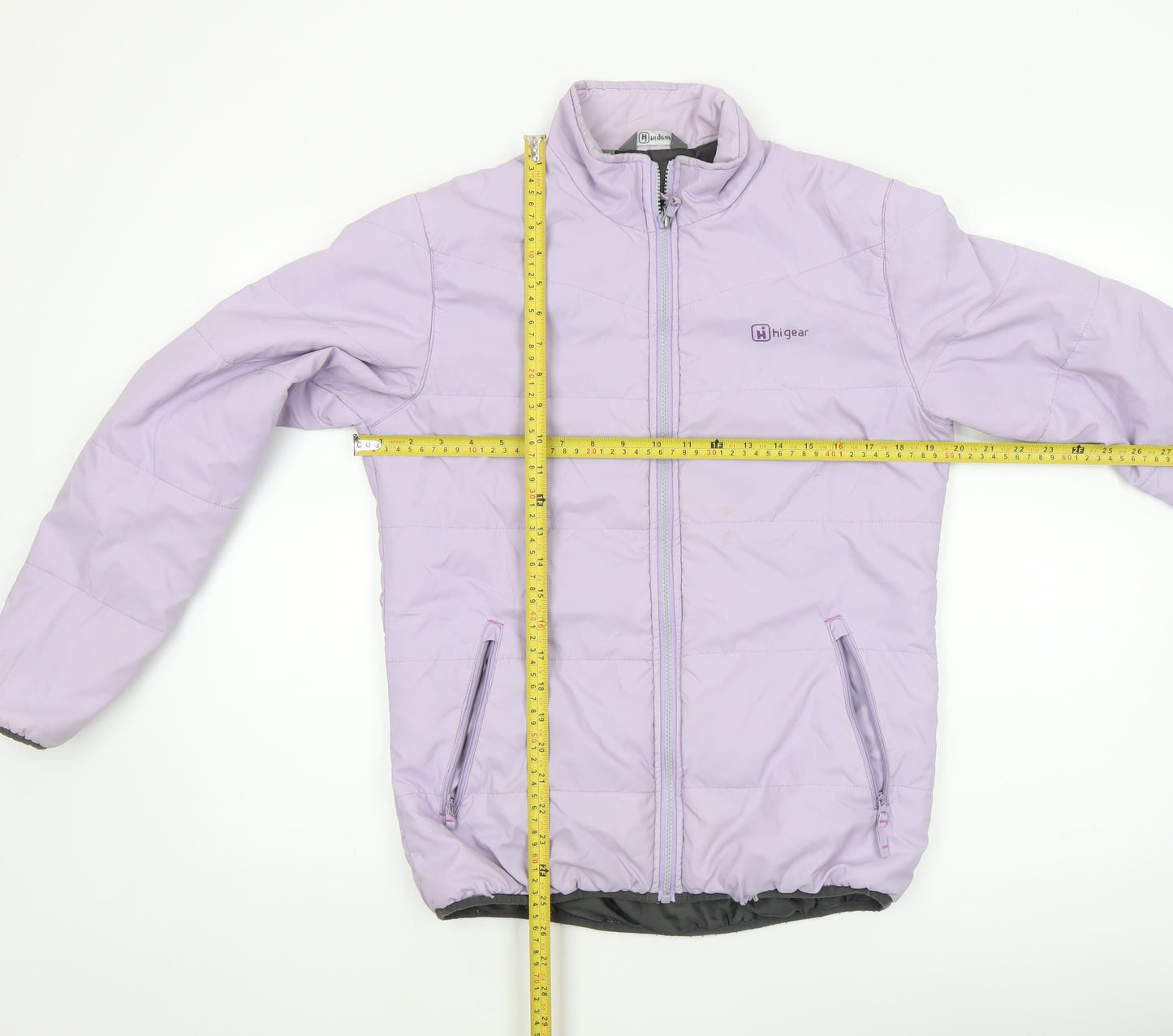 Hi Gear Women's Purple Size 12 Puffer Jacket Warm Insulated Mid-Length