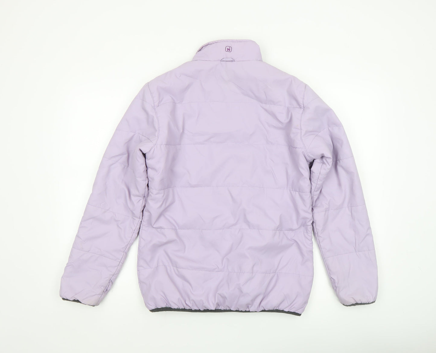 Hi Gear Women's Purple Size 12 Puffer Jacket Warm Insulated Mid-Length