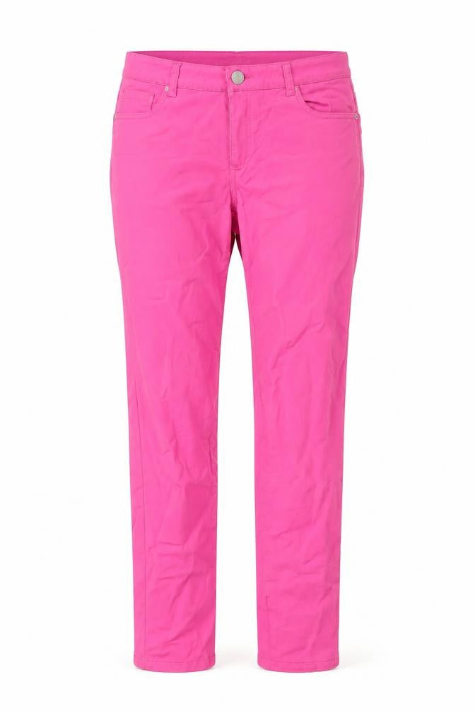 St. Bernard for Dunnes Womens Pink Skinny Cotton Trousers Size 12