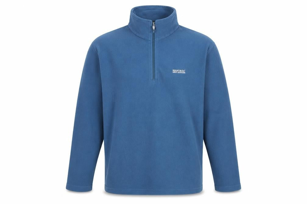 Regatta Great Outdoors Men's Blue Fleece 1/4 Zip Pullover XL