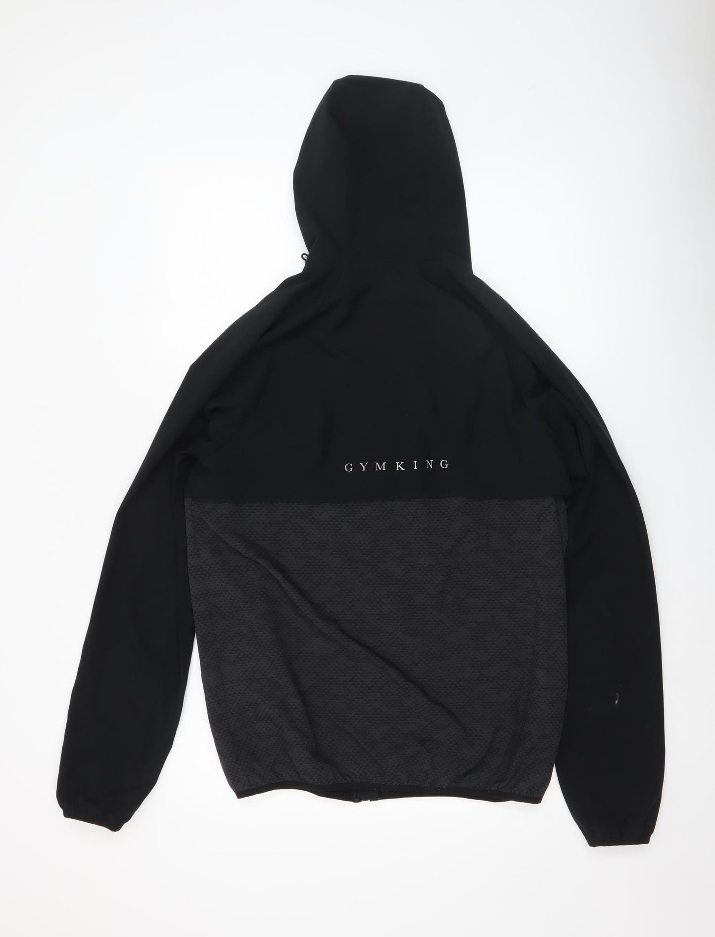 Gym King Men's Black Full Zip Athletic Hoodie Size S