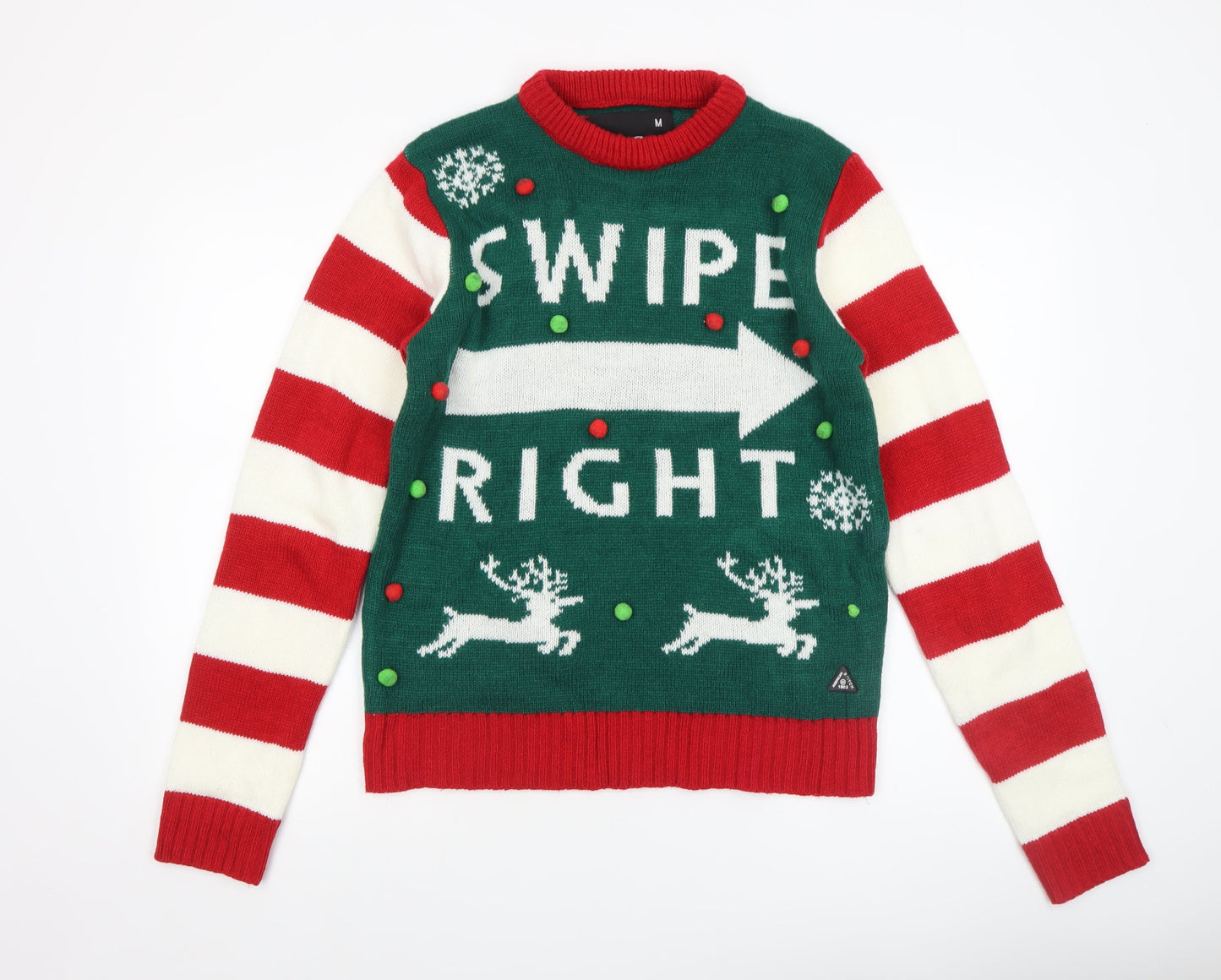 American Stitch Men's Multicoloured M Christmas Pullover Jumper