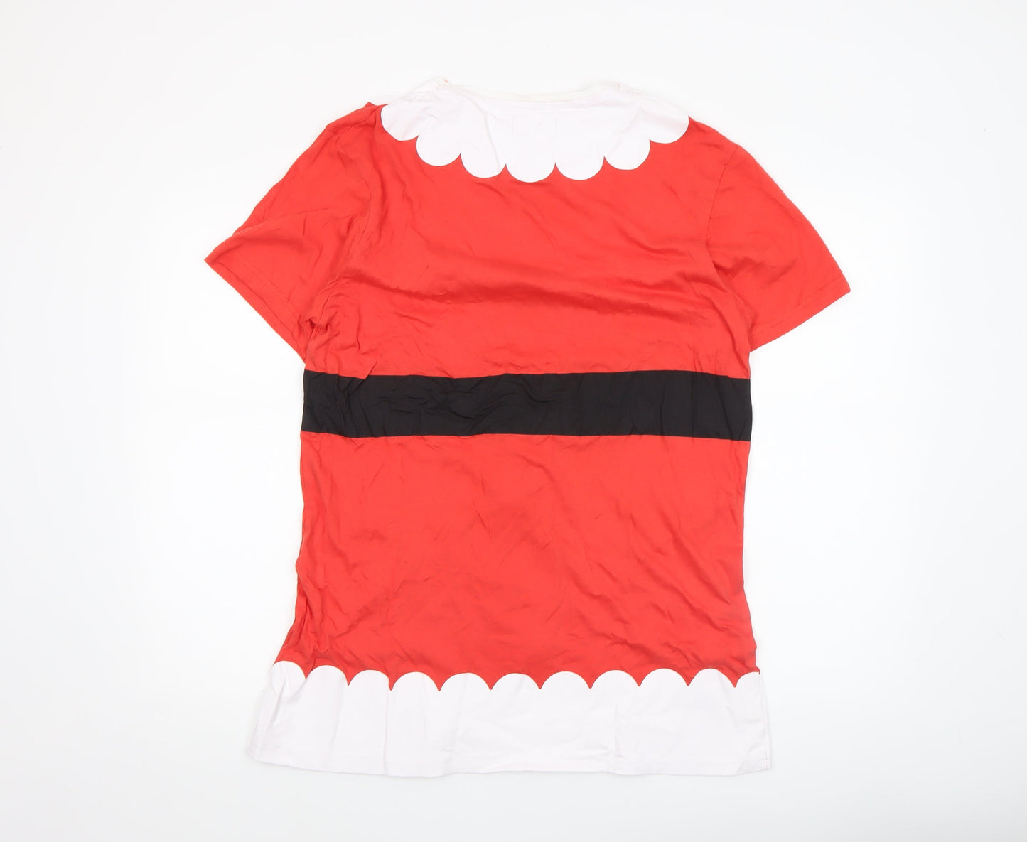 Brave Soul Men's Red Christmas Santa Baby Graphic T-Shirt Size M