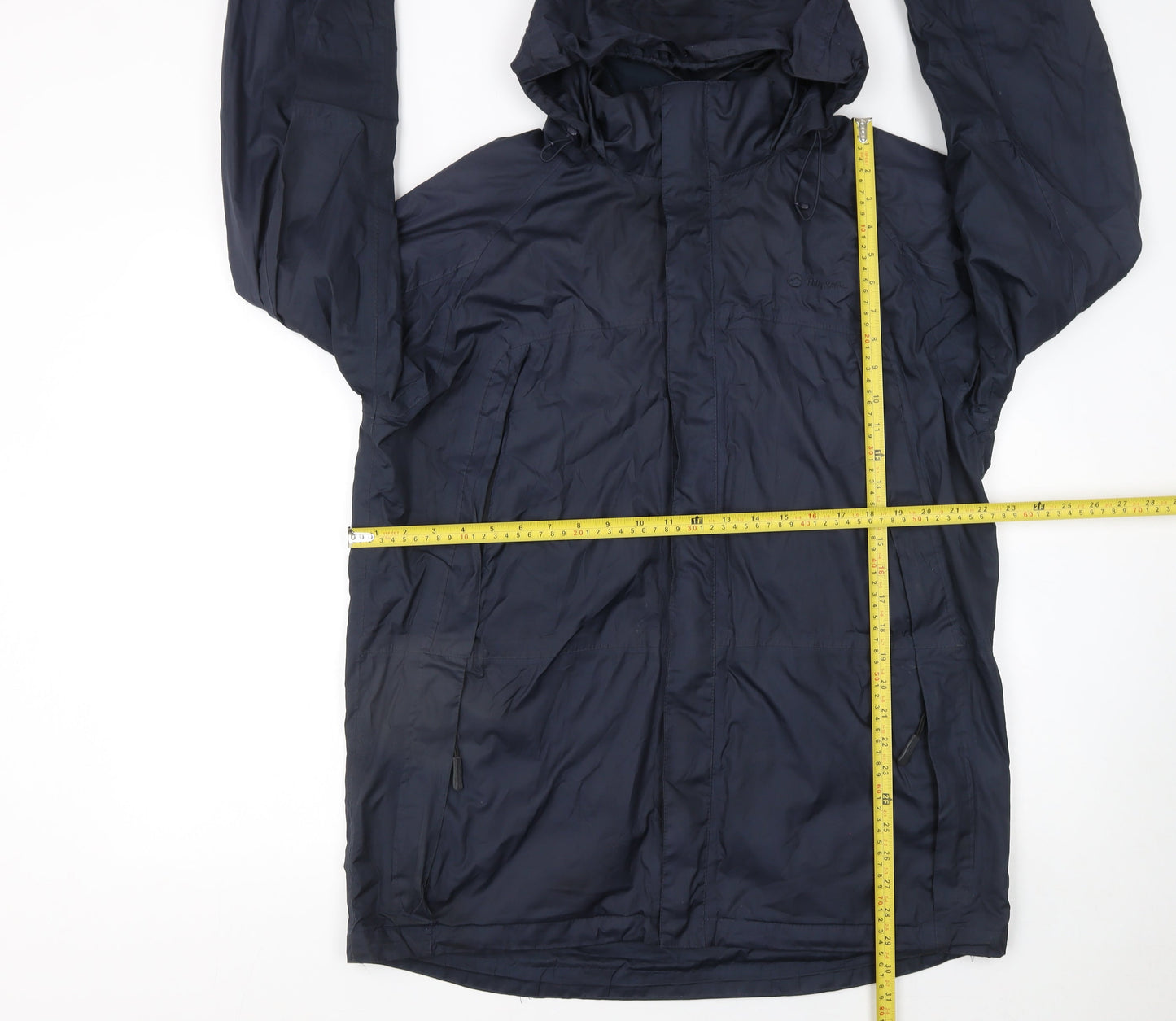 Peter Storm Men’s Blue Waterproof Hooded Rain Jacket M
