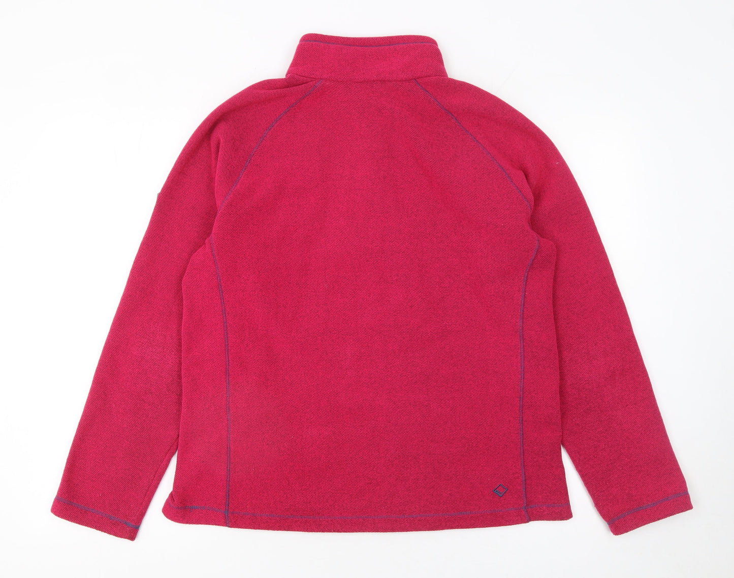 Regatta Women’s Pink 1/2 Zip Fleece Sweatshirt UK 12 Polyester Outdoor