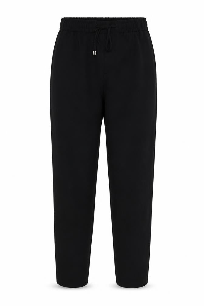 InWear Women Black Jogger Trousers Size 10 Elastic Waist