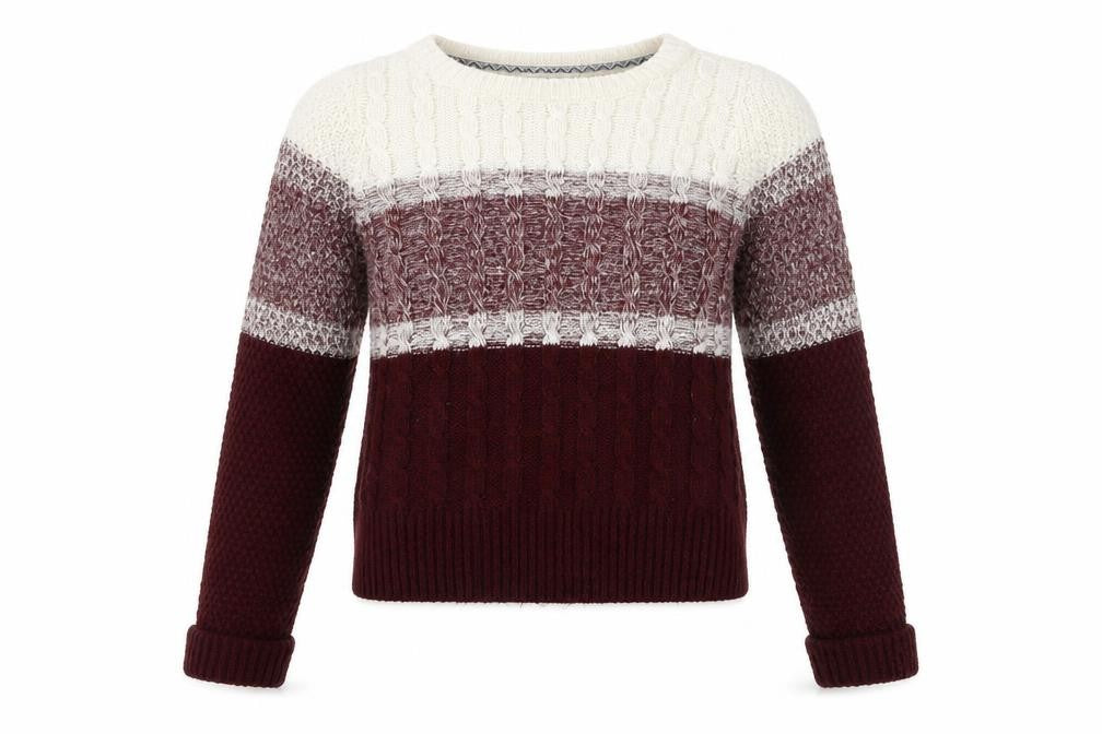 SoulCal & Co Womens Multicoloured Cable-Knit Jumper Size 8