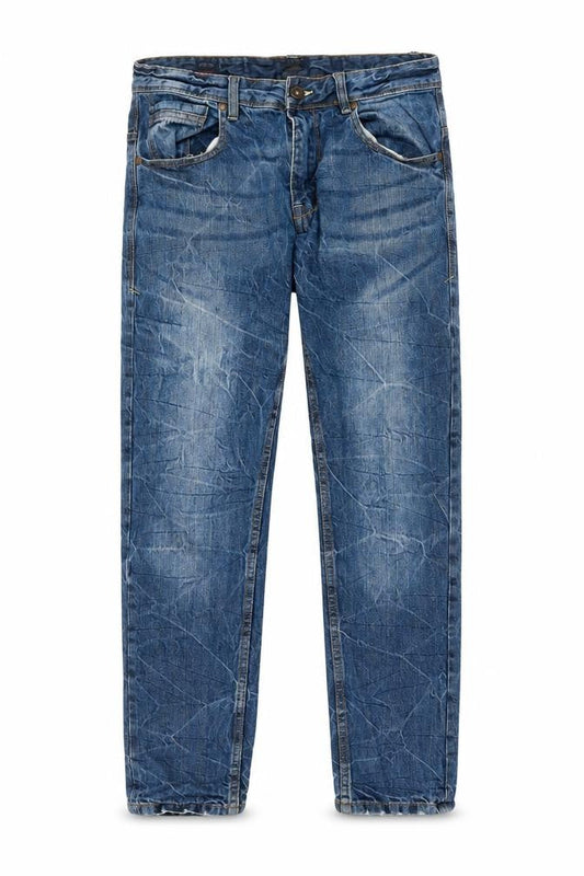 Industrialize Men's Blue Straight Fit 32S Denim Jeans