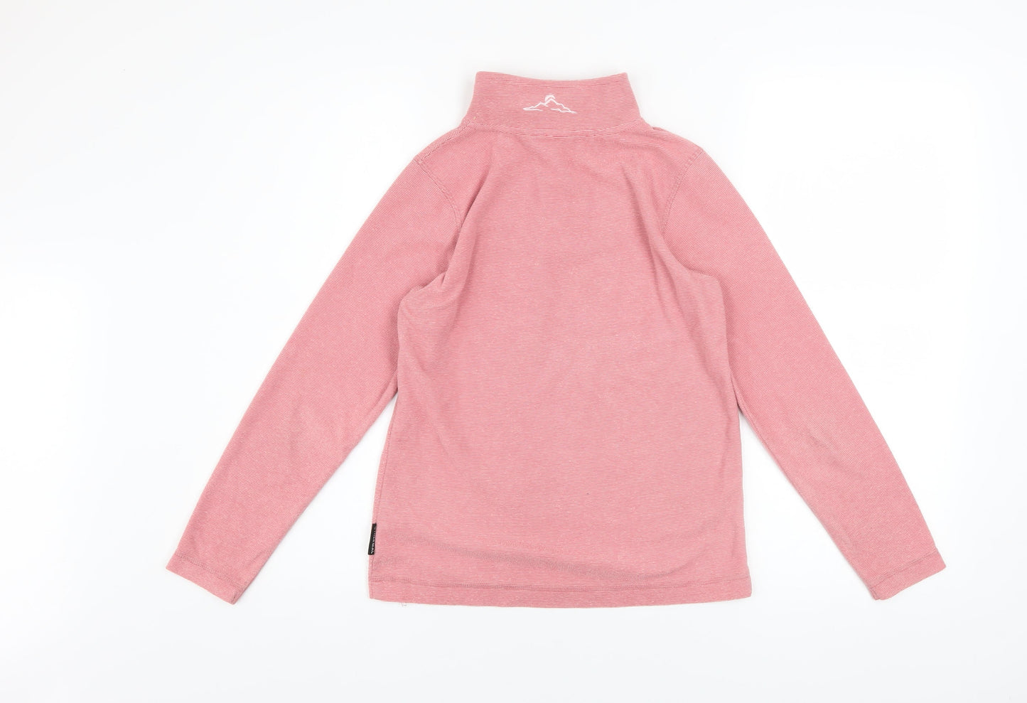 Portwest Girls Pink Fleece 1/4 Zip Pullover Sweatshirt 11-12 Years