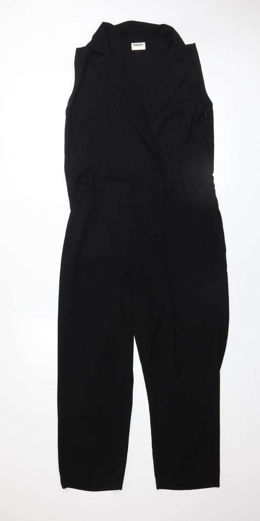 Aware by Vero Moda Black Sleeveless Women’s Jumpsuit Size S Classic Style
