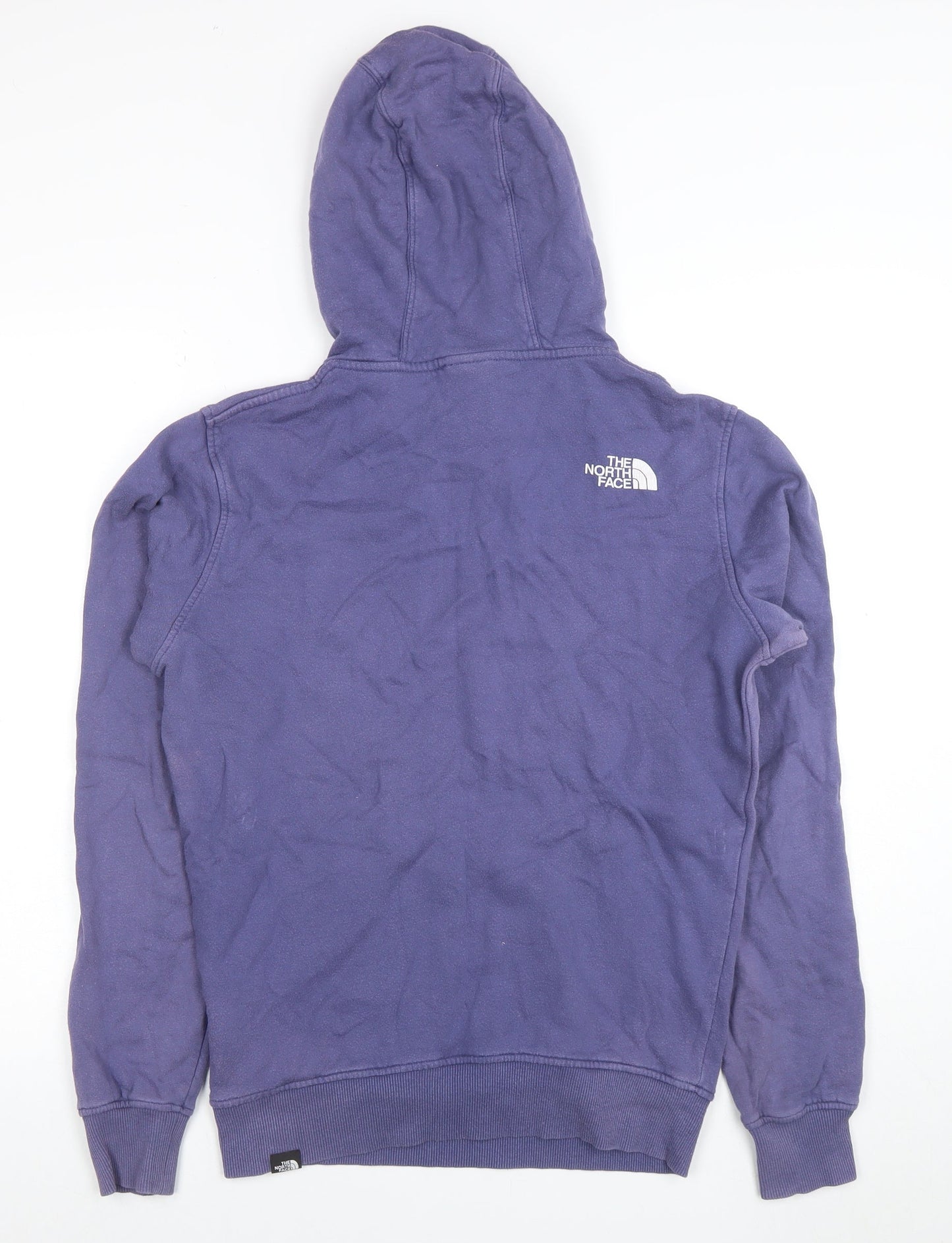 The North Face Men's Purple Pullover Hoodie XS Fleece Cotton