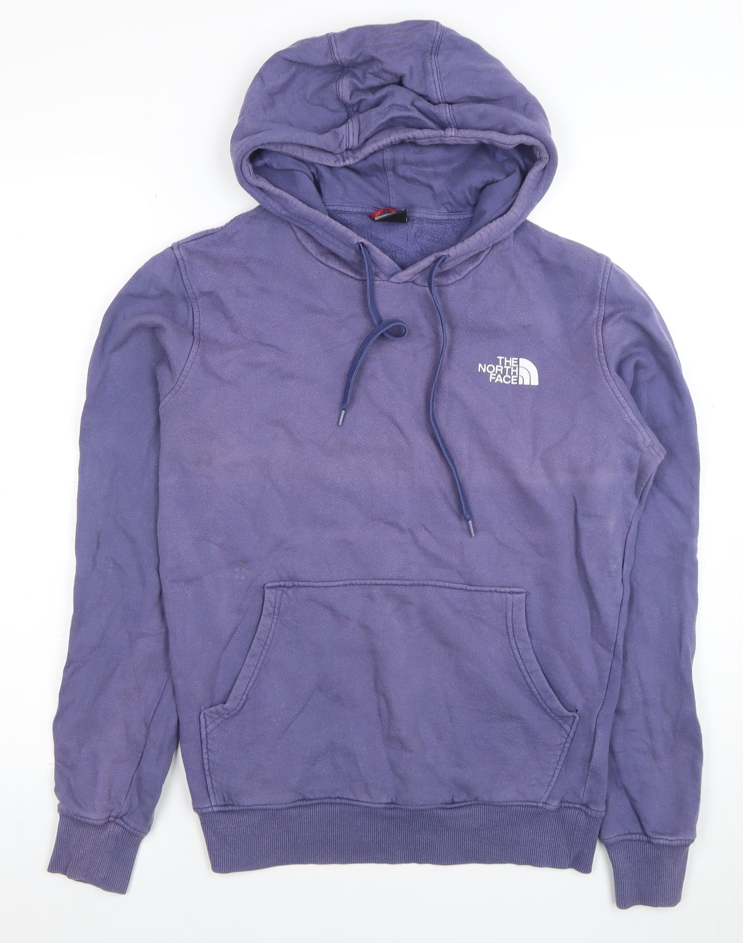 The North Face Men's Purple Pullover Hoodie XS Fleece Cotton