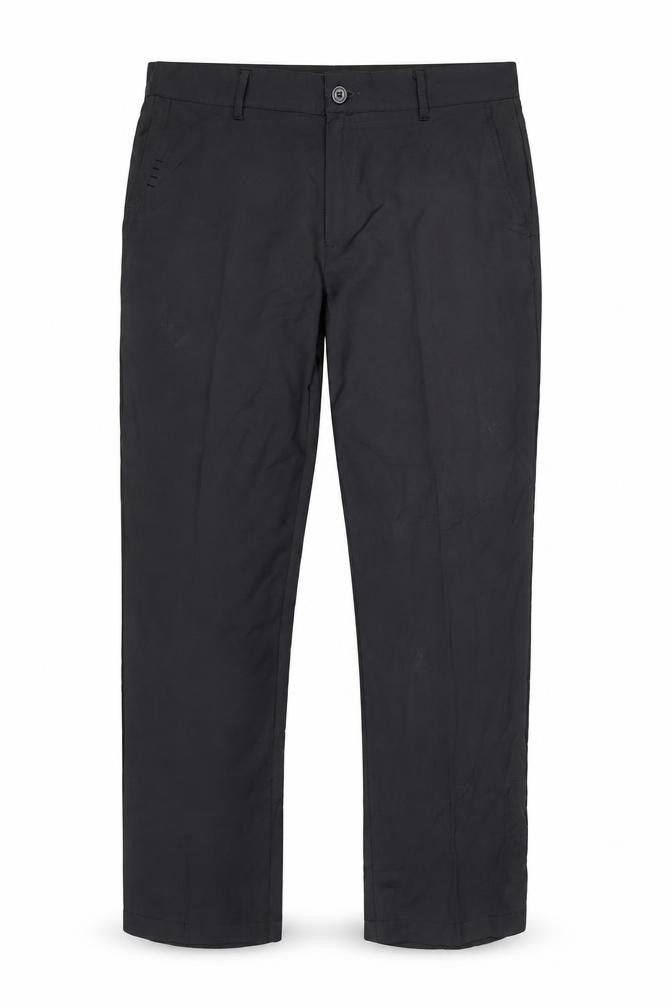 Slazenger Men's Black 36W Regular Fit Chino Trousers