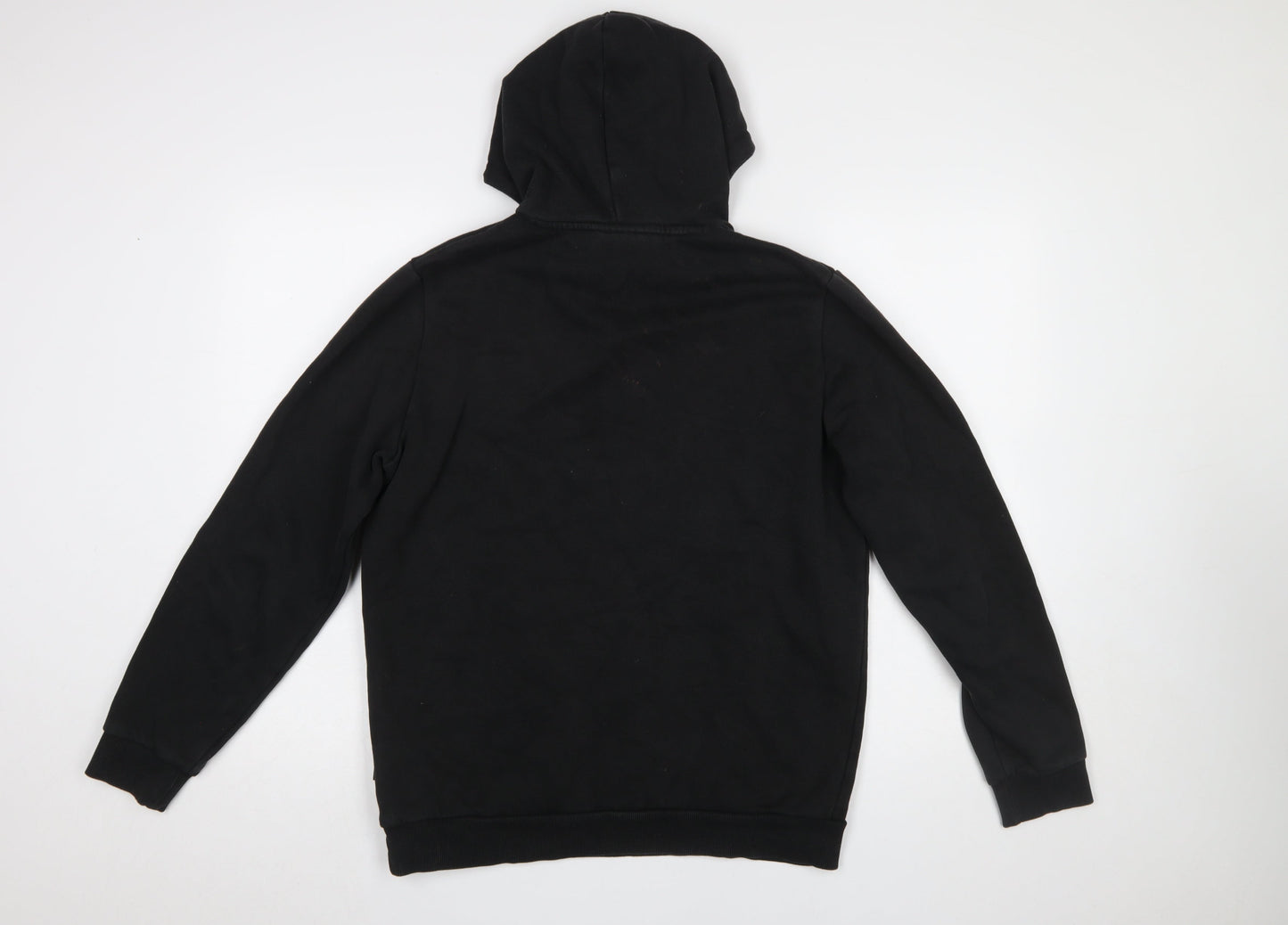 Puma Men's Black Pullover Hoodie Medium Regular Fit Sportswear