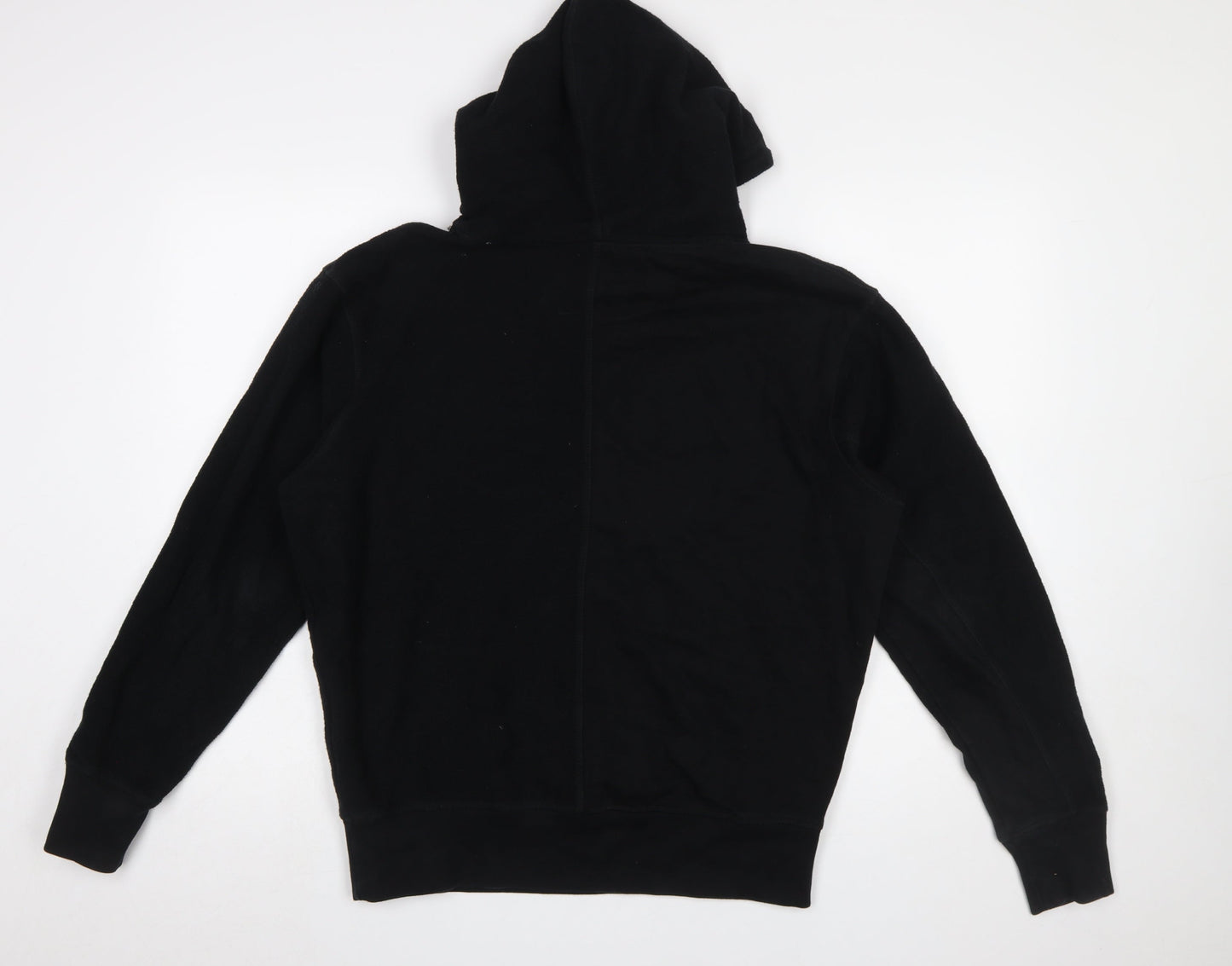 Mennace Men's Black Regular Fit Pullover Hoodie Size M