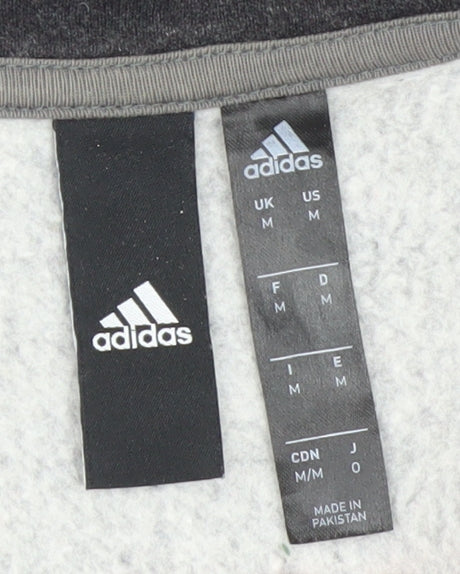 Adidas Men's Black Pullover Sweatshirt M Regular Fit Sportswear