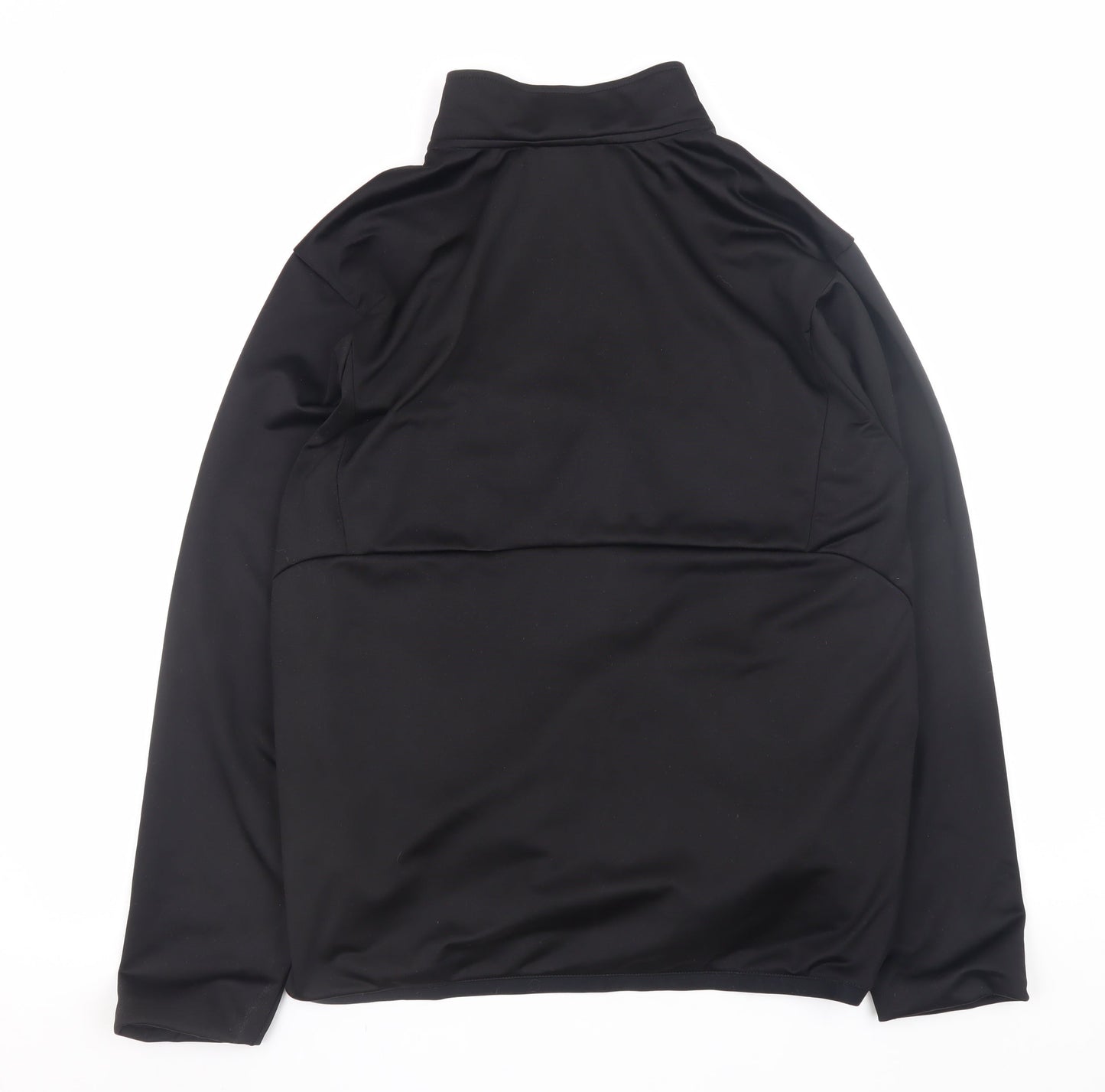 Puma Men’s Black Football Training Track Jacket L Full Zip Polyester