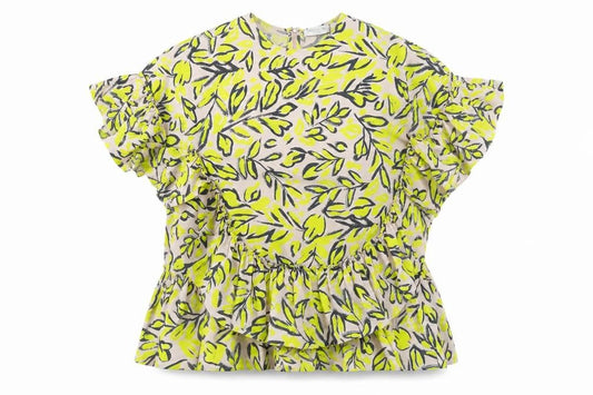 Essentiel Antwerp Women's Multicoloured Floral A-Line Short Dress M
