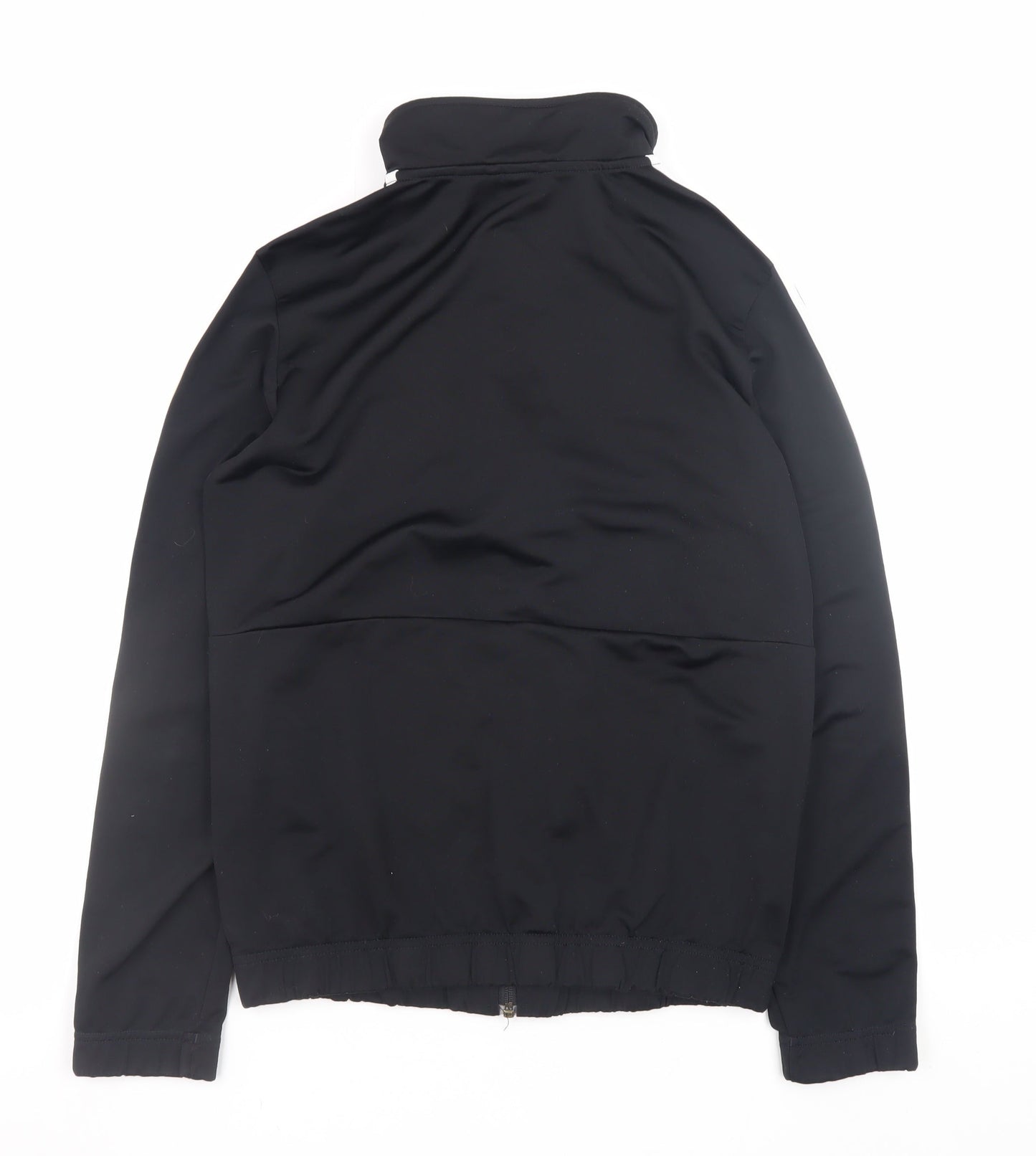 Adidas Boys Black 14 Years Track Jacket Full Zip Sportswear