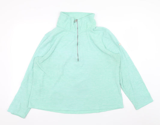 Regatta Women’s Green 1/2 Zip Pullover Sweatshirt UK 18