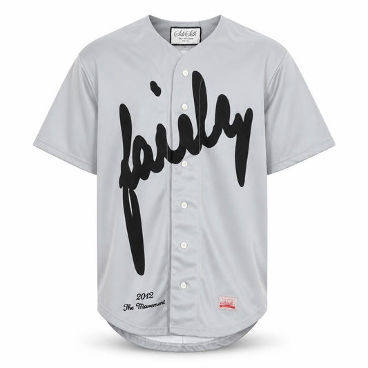 SikSilk Men's Grey Baseball Style Button-Up Shirt Size S