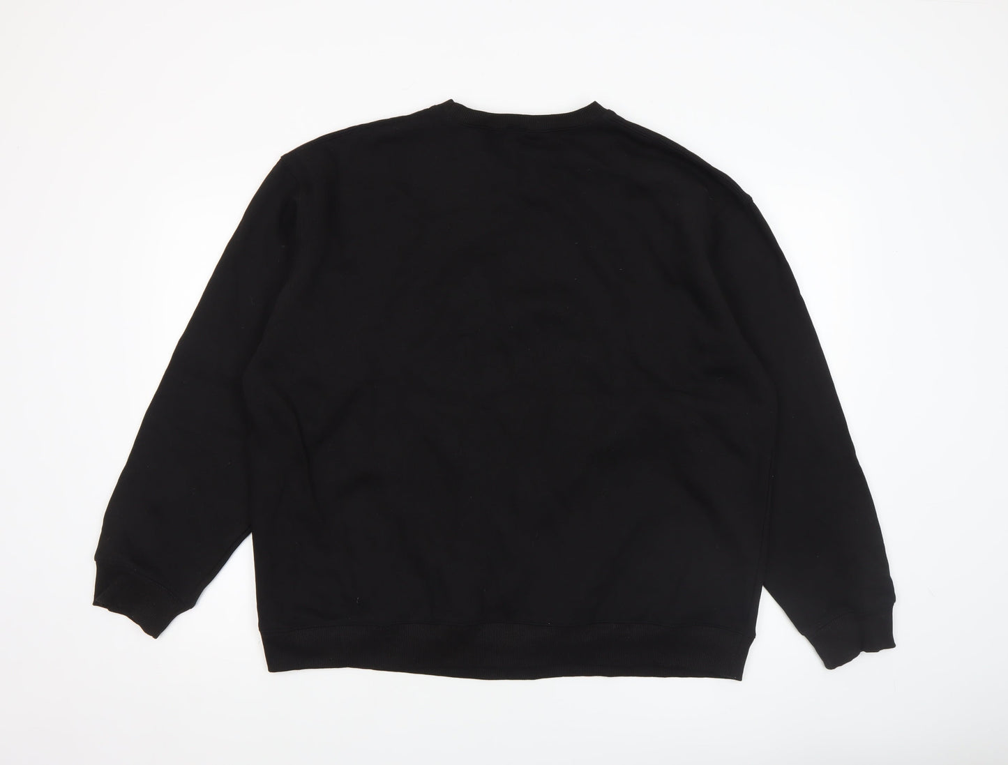 Marvel Men's Black Christmas Hulk Graphic Pullover Sweatshirt Size L