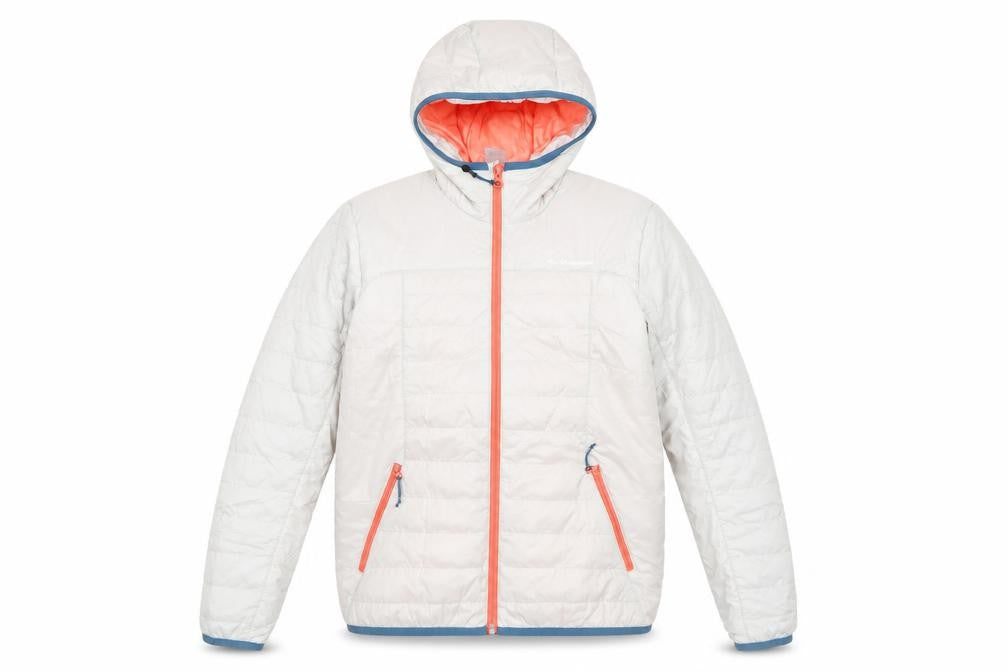 Quechua Girls Ivory Hooded Puffer Jacket 12 Years Polyester Lightweight