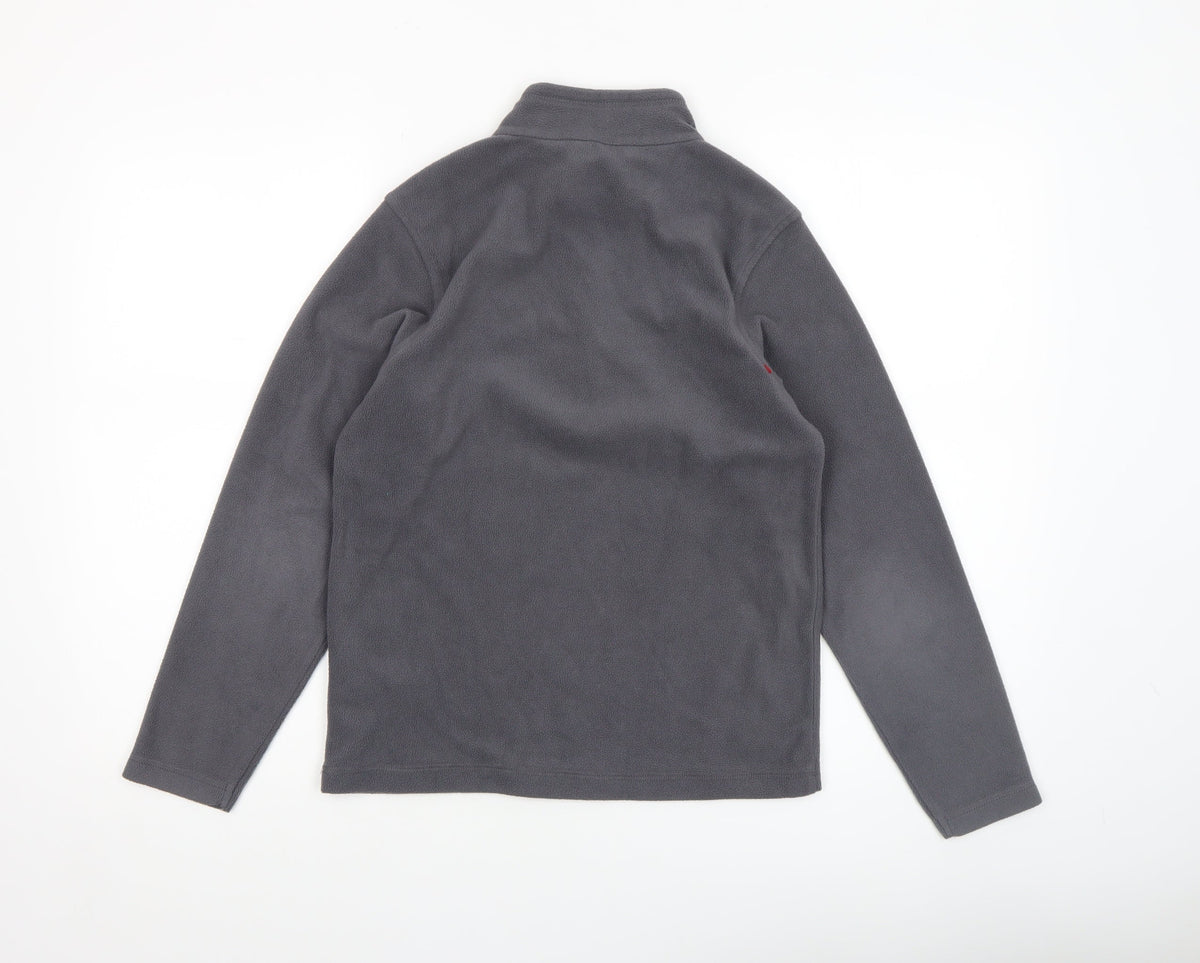 Regatta Boys Grey Fleece 1/4 Zip Sweatshirt 13 Years Outdoor Pullover