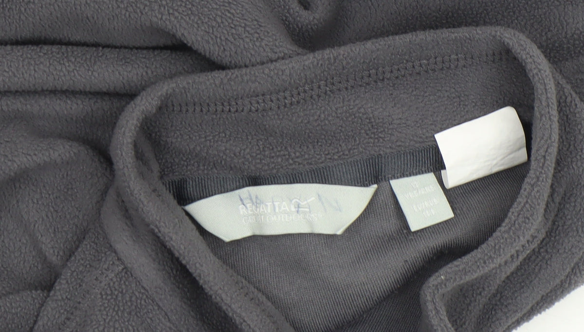 Regatta Boys Grey Fleece 1/4 Zip Sweatshirt 13 Years Outdoor Pullover