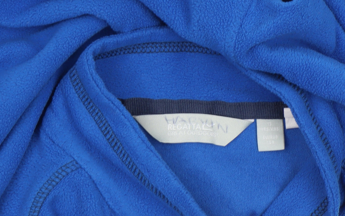 Regatta Boys Blue Fleece 1/4 Zip Pullover Sweatshirt 11-12 Years