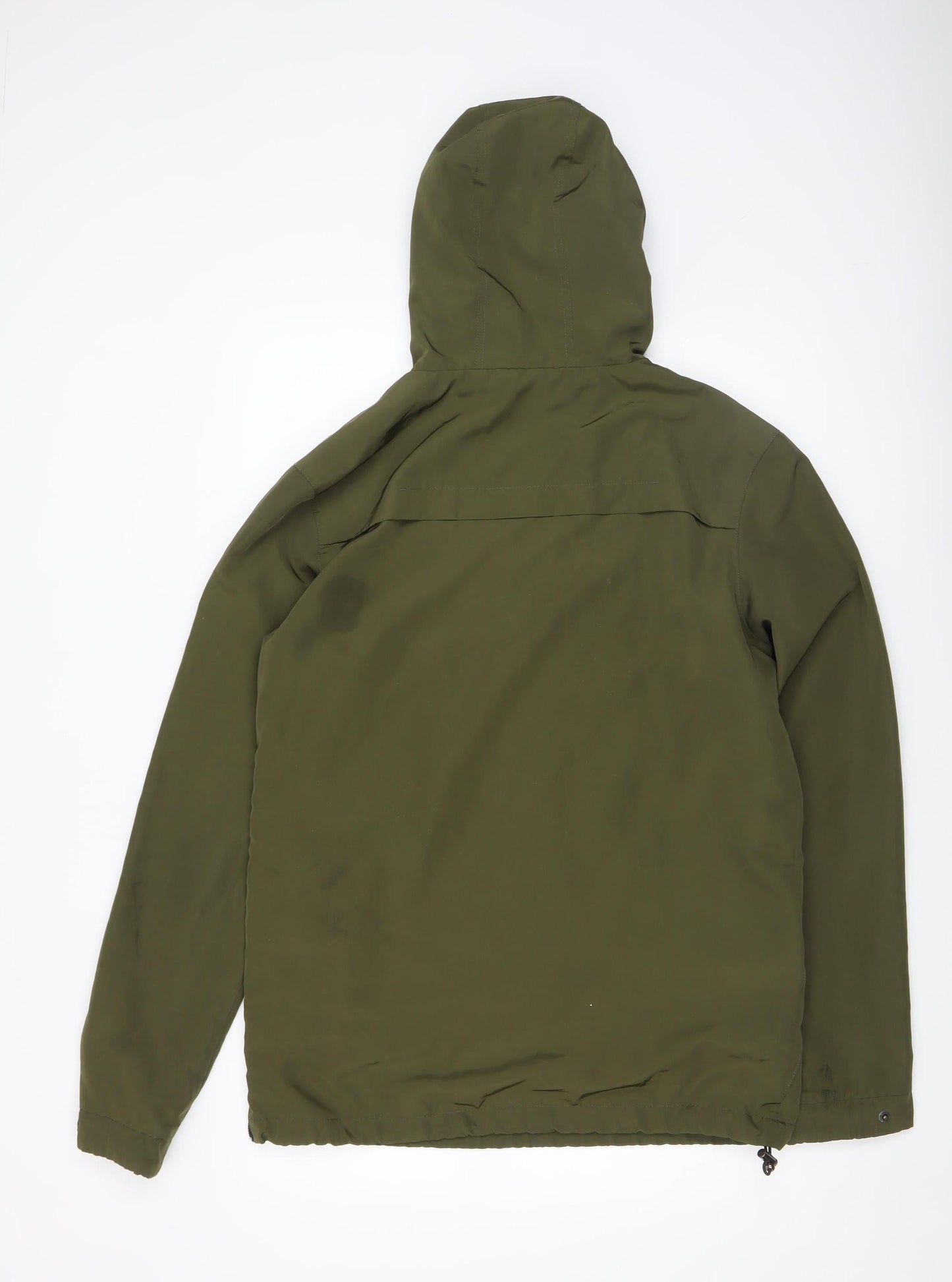 11 Degrees Men's Green Hooded Anorak Jacket Size M Regular Fit
