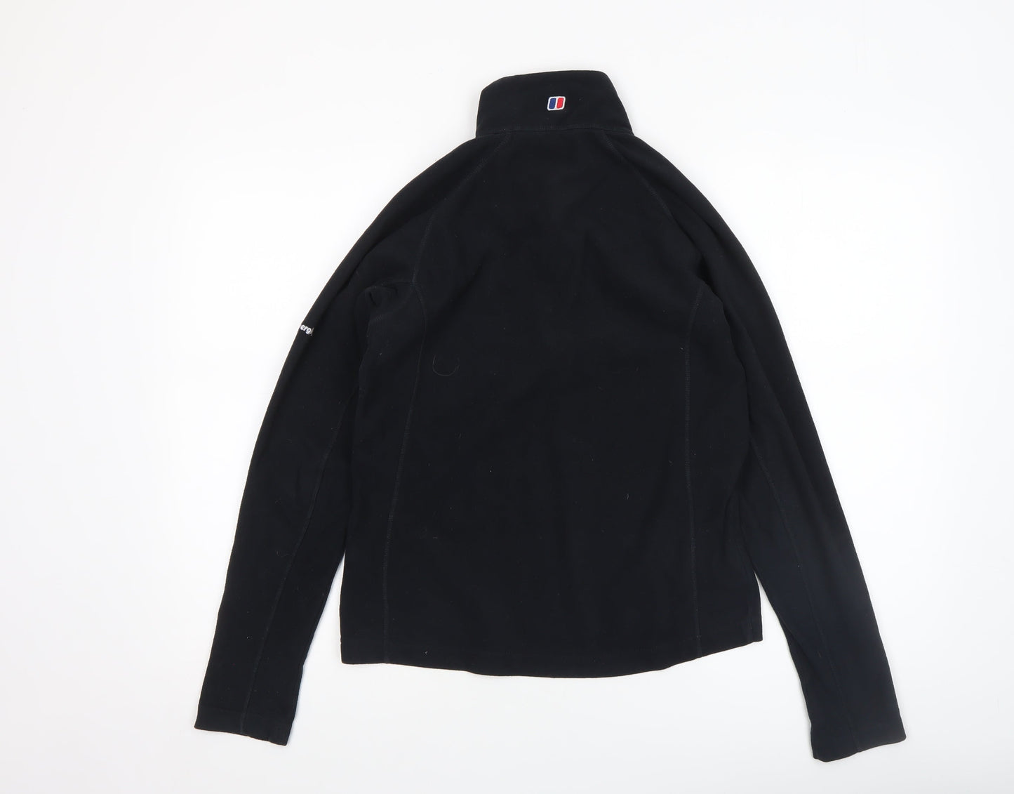 Berghaus Women's Black 1/2 Zip Fleece Pullover Hoodie Size 10