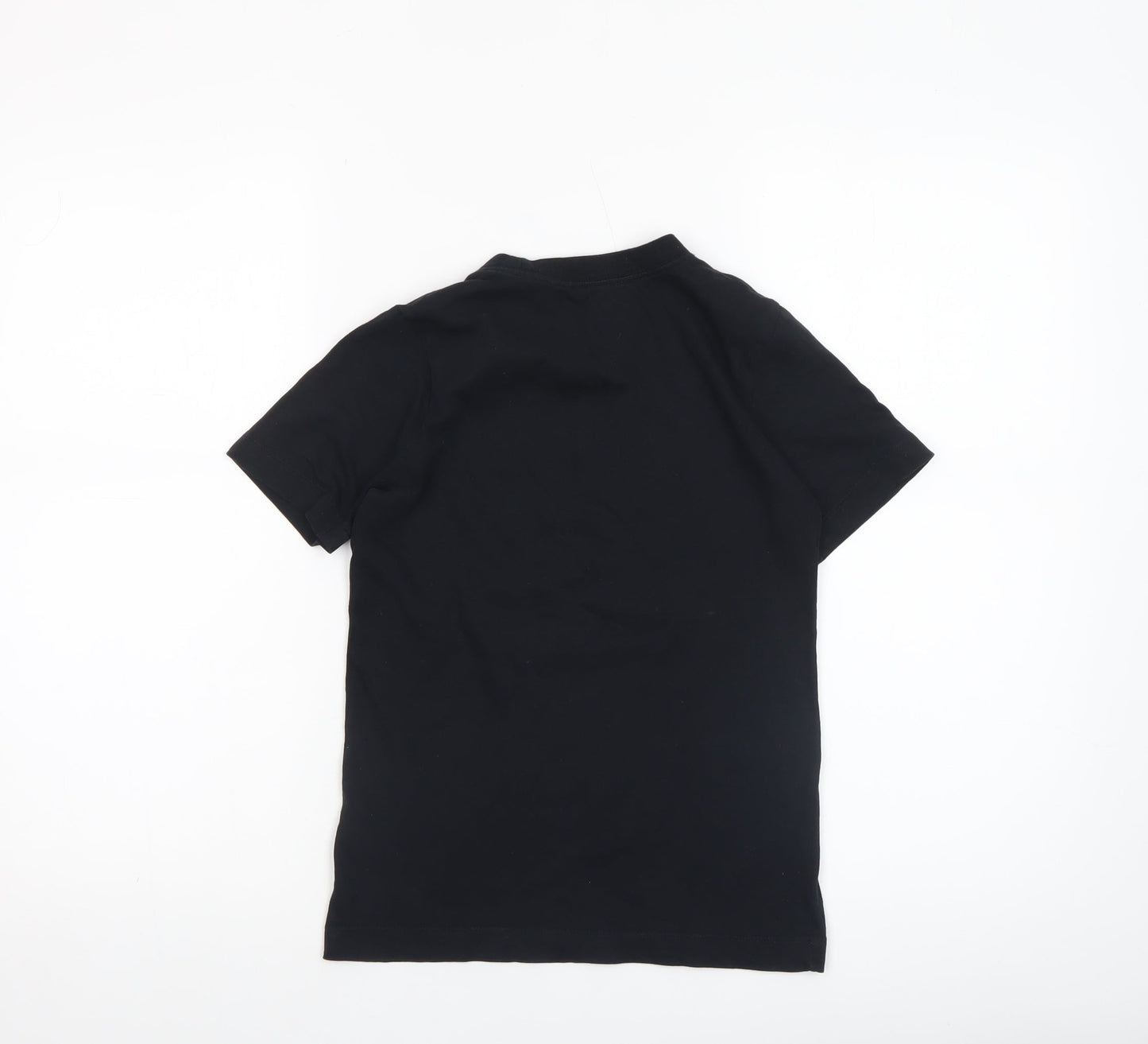 Nike Boys Black Red Graphic Short Sleeve T-Shirt Size S (128-137cm)